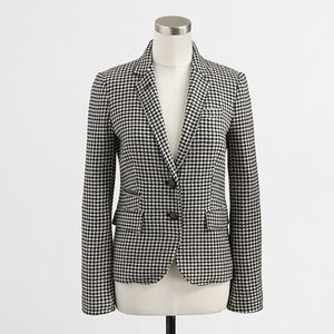 J.Crew Wool Houndstooth Blazer